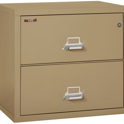 FireKing Classic Lateral File Cabinet - 1-Hour Fire-Rated & High Security - 2, 3, or 4 Drawers - 11 Colors