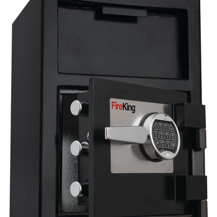 FireKing Depository Safe - High Security Lock with Drop Slot - 2 Sizes